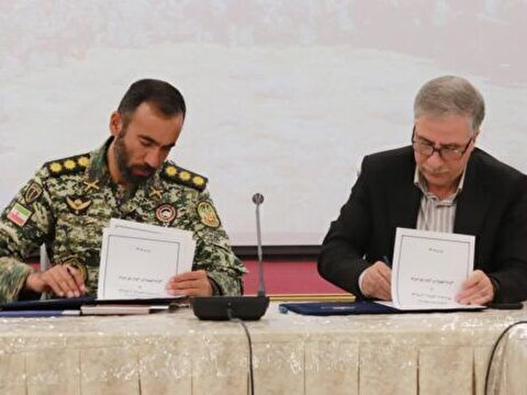 شرکت گاز آذربایجان شرقی و ارتش تفاهم‌ نامه همکاری امضا کردند