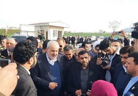 آغاز عملیات اجرایی شبکه آبیاری و زهکشی سد نرماب با حضور وزیر نیرو