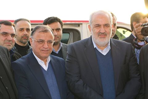 وزیر نیرو به منظور افتتاح و آغاز عملیات اجرایی پروژه‌های مهم آب و برق وارد استان گلستان شد