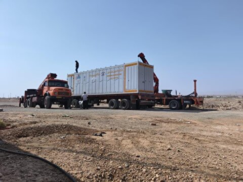 دومین جایگاه سیار عرضه نفتگاز یورو۴ در میدان اربعین پایانه مرزی شهر مهران نصب شد
