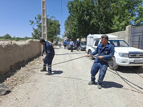 کشف ۶۰۰ متر شبکه زیرزمینی و غیرمجاز برق در محدوده شهریار