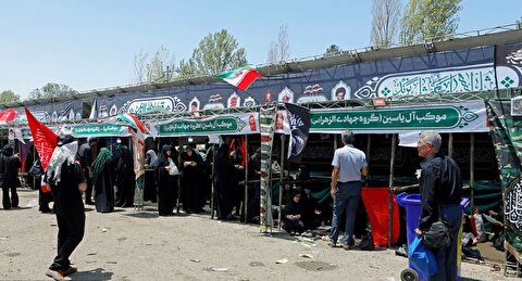خدمت‌رسانی شرکت ملی گاز به بدرقه‌کنندگان قائد شهید ملت