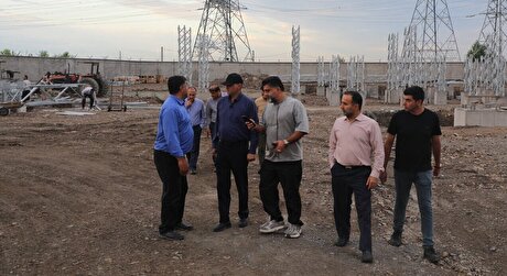 بررسی روند اجرای طرح راهبردی توسعه ایستگاه ۲۳۰ کیلوولت محمودآباد