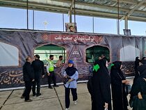 اولین موکب شرکت بهره‌برداری نفت و گاز غرب در مرز سومار